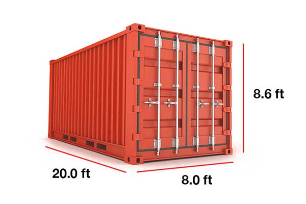 20ft container of used clothes